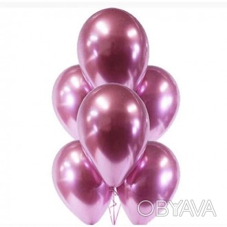 Кульки "12" дюймів хром рожеві (уп.50шт.) Повітряні кульки – це чудова можливіс. . фото 1