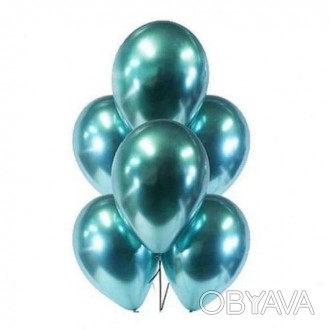  Кульки "12" дюймів хром зелені (уп.50шт.) Повітряні кульки – це чудова можливіс. . фото 1