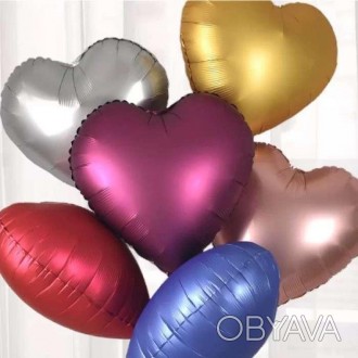  Кулька (45см) Серце хром 
 Кулька з фольги прикрасить довгоочікуваний День наро. . фото 1