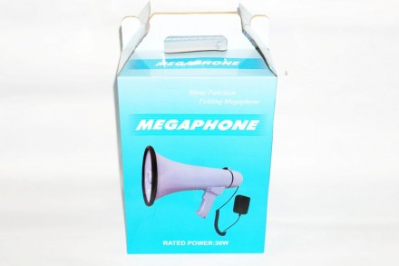 Громкоговоритель мегафон (рупор) Megaphone HW-8C 15W
Рупор Мегафон HW-8C ― всеп. . фото 3