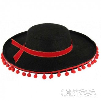  Шляпа Мексиканца (черная) 02837 
 . . фото 1