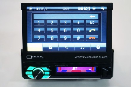 1din Магнітола 9601CM - 7"Екран + USB + Bluetooth + AUX + пульт
Автомагніт. . фото 8