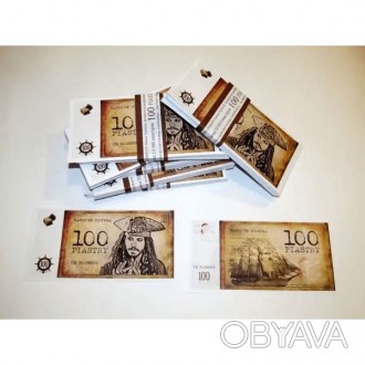 Деньги Сувенир Пиратские 100 пиастров 80 шт/уп, муляж Сувенирные банкноты – поч. . фото 1