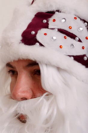  Борода с париком Деда Мороза, 80 см Вся суть в деталях – гласит народная мудрос. . фото 4