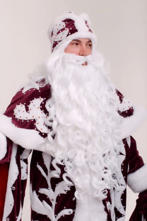  Борода с париком Деда Мороза, 80 см Вся суть в деталях – гласит народная мудрос. . фото 3
