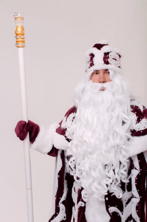  Борода с париком Деда Мороза, 80 см Вся суть в деталях – гласит народная мудрос. . фото 2