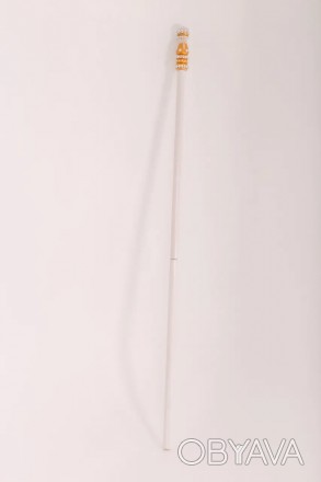 Посох Святого Николая разборный деревянный белый с золотомДанный аксессуар облад. . фото 1