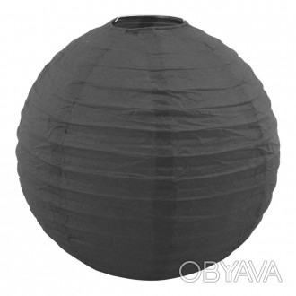  Шар (25см) черный. Декор подвесной DD0-9203 Размеры: диам. 25см
 Цвет: черный
 . . фото 1