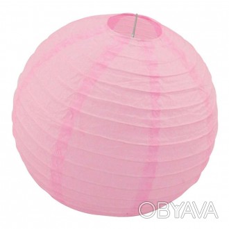  Декор підвісний Куля (40см) рожева DD1-1771 Розміри: діам. 40см Колір рожевий М. . фото 1