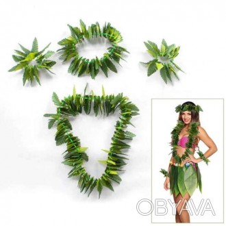 Гавайський набір 00154Гавайський набір — це не просто прикраси, це символ Гавайс. . фото 1