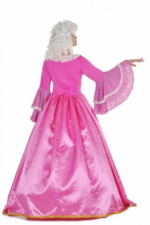  Костюм у стилі бароко рожевий ВЖ303 Склад: сукня Тканина: атлас, мереживо, фати. . фото 5