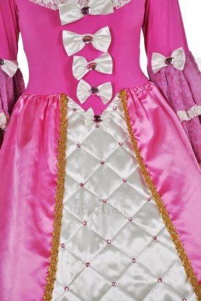  Костюм у стилі бароко рожевий ВЖ303 Склад: сукня Тканина: атлас, мереживо, фати. . фото 6