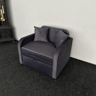 Кресло новое
Материал – ткань велюр графитового цвета
Раскладное (для ежедневног. . фото 4