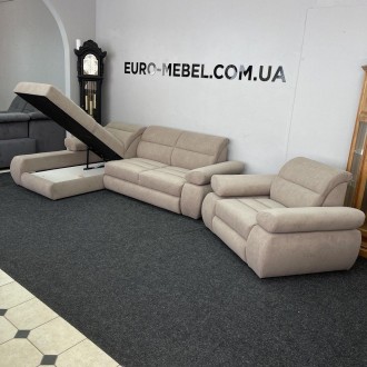 Комплект новый
В комплект входит угловой диван и кресло.
Материал – велюр антико. . фото 3