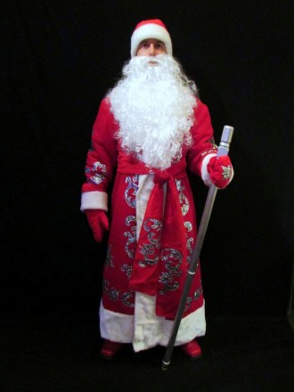  Комплект-костюм Діда Мороза «ВЕЛИЧНИЙ АЛИЙ-2». Код 107792 В наявності 1. 52-56 . . фото 7