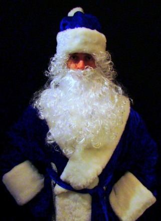  Комплект-костюм Деда Мороза «СИНИЙ СНЕЖНЫЙ-2». Код 107772 В наличииразмеры кост. . фото 4