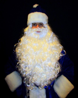  Комплект-костюм Деда Мороза «СИНИЙ СНЕЖНЫЙ-4». Код 107774 В наличииразмеры кост. . фото 3