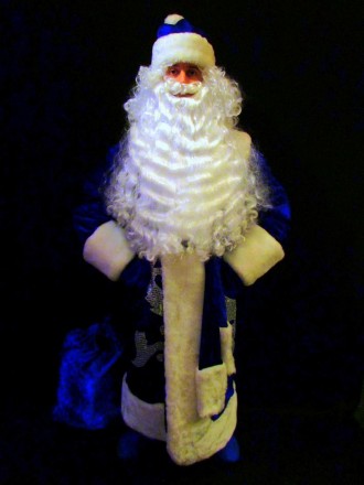  Комплект-костюм Деда Мороза «СИНИЙ СНЕЖНЫЙ-6». Код 107776 В наличииразмеры кост. . фото 4