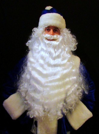  Комплект-костюм Деда Мороза «СИНИЙ СНЕЖНЫЙ-6». Код 107776 В наличииразмеры кост. . фото 3