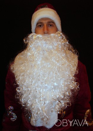  Комплект-костюм Деда Мороза «ВЕЛИЧЕСТВЕННЫЙ БОРДО-2». Код 107802 В наличииразме. . фото 1