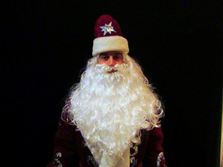 Комплект-костюм Деда Мороза «ВЕЛИЧЕСТВЕННЫЙ БОРДО-5». Код 107805 В наличииразме. . фото 2