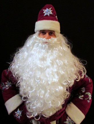  Комплект-костюм Деда Мороза «ВЕЛИЧЕСТВЕННЫЙ БОРДО-6». Код 107806 В наличииразме. . фото 2