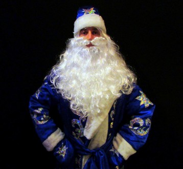  Комплект-костюм Діда Мороза «БЛИСКУЧИЙ СИНІЙ-5». Код 107785 Костюм відшитий в о. . фото 6