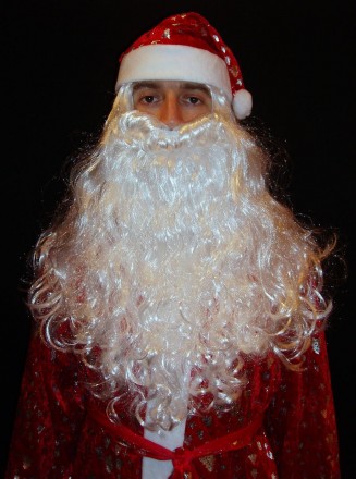 Комплект-костюм Діда Мороза «СНІЖНІ БЛИСТКИ-4». Код 107824 Костюм в одному розм. . фото 5