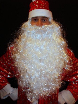  Комплект-костюм Діда Мороза «СНІЖНІ БЛИСТКИ-5». Код 107825 Костюм в одному розм. . фото 5