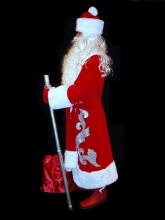  «АПЛІКАЦІЙНИЙ-1»: комплект-костюм Діда Мороза. Код 107831 Розмір костюмів від 5. . фото 5