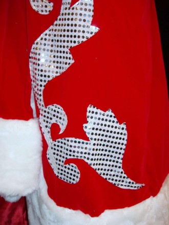  «АПЛІКАЦІЙНИЙ-1»: комплект-костюм Діда Мороза. Код 107831 Розмір костюмів від 5. . фото 3