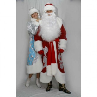  «АПЛІКАЦІЙНИЙ-2»: комплект-костюм Діда Мороза. Код 107832 Розмір костюмів від 5. . фото 3