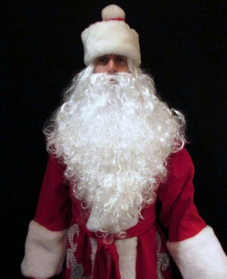  «АПЛІКАЦІЙНИЙ-5»: комплект-костюм Діда Мороза. Код 107835 Розмір костюмів від 5. . фото 2