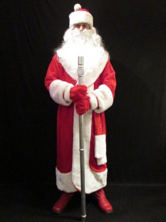 «ПІВНІЧНИЙ-6»: комплект-костюм Діда Мороза. Код 107846 Розмір костюмів від 50 д. . фото 2
