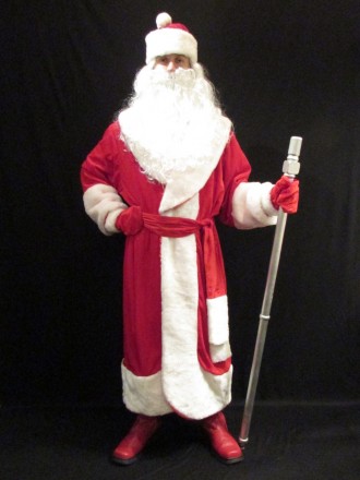  «ПІВНІЧНИЙ-6»: комплект-костюм Діда Мороза. Код 107846 Розмір костюмів від 50 д. . фото 4