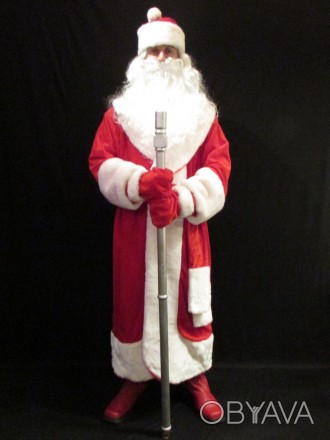  «ПІВНІЧНИЙ-6»: комплект-костюм Діда Мороза. Код 107846 Розмір костюмів від 50 д. . фото 1