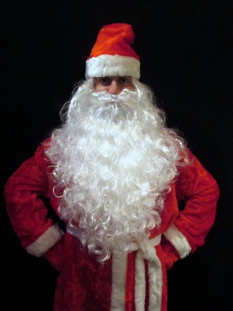  «СНЕЖИНКОВЫЙ КРАСНЫЙ-5». Комплект-костюм Деда Мороза. Код 107865 Костюм отшит в. . фото 3