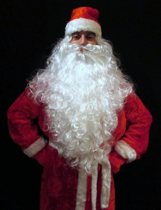  «СНЕЖИНКОВЫЙ КРАСНЫЙ-6». Комплект-костюм Деда Мороза. Код 107866 Костюм отшит в. . фото 2