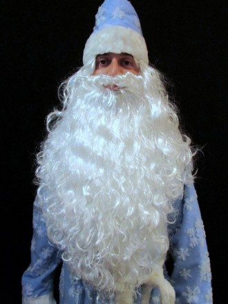  «РАСПИСНОЙ СИНИЙ-6». Комплект-костюм Деда Мороза. Код 107886 Костюм отшит в одн. . фото 3