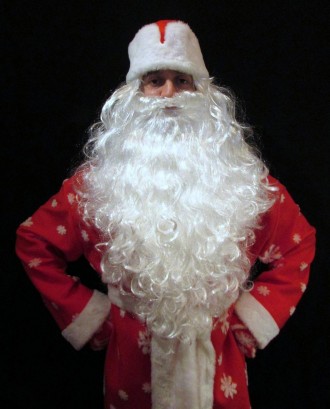  «РАСПИСНОЙ КРАСНЫЙ-6». Комплект-костюм Деда Мороза. Код 107896 Костюм отшит в о. . фото 2