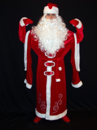  «НАРЯДНЫЙ МОРОЗ-3». Комплект-костюм Деда Мороза. Код 107853 Костюм отшит в одно. . фото 2