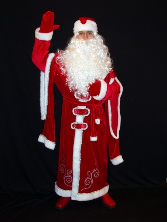  «НАРЯДНЫЙ МОРОЗ-3». Комплект-костюм Деда Мороза. Код 107853 Костюм отшит в одно. . фото 4