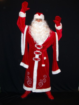  «НАРЯДНЫЙ МОРОЗ-4». Комплект-костюм Деда Мороза. Код 107854 Костюм отшит в одно. . фото 5