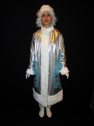  Новорічний костюм Феї/Зими/Снігурки - СРІБЛЯСТА ФЕЯ-2 розмір 44-46, 48-50 . Код. . фото 6