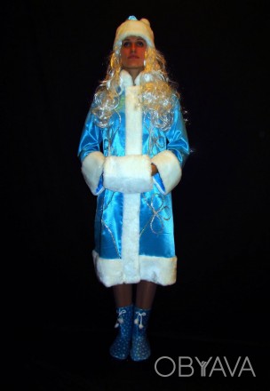  Новорічний костюм Феї/Зими/Снігуроньки - ЕЛЬЗА-1 розмір 46-48, 48-50 . Код 0828. . фото 1