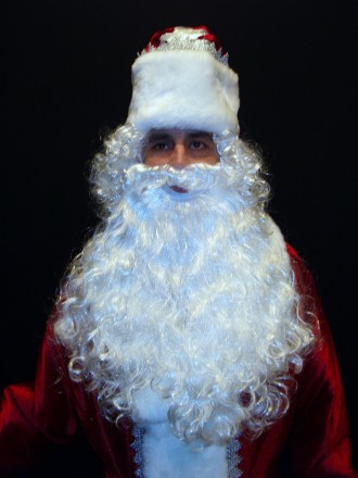  Комплект-костюм Деда Мороза «ЭЛИТНЫЙ БОРДО-3». Код 107743 Комплект-костюм Деда . . фото 4