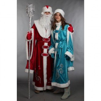 «НАРЯДНЫЙ МОРОЗ-2». Комплект-костюм Деда Мороза. Код 107852
Костюм отшит в одном. . фото 4