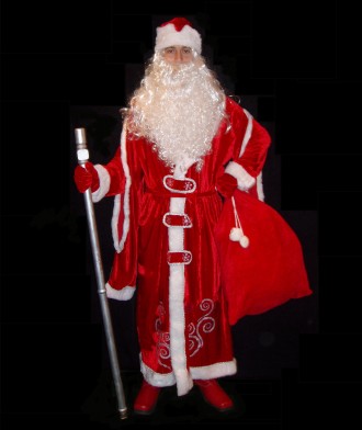 «НАРЯДНЫЙ МОРОЗ-2». Комплект-костюм Деда Мороза. Код 107852
Костюм отшит в одном. . фото 6