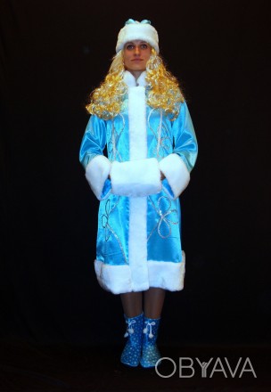  Новорічний костюм Феї/Зими/Снігуроньки - ЕЛЬЗА-3 розмір 46-48, 48-50 . Код 0828. . фото 1