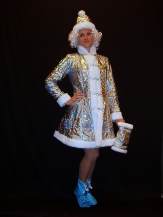  Новорічний костюм Феї/Зими/Снігуроньки - АНГЕЛІНА-4 розмір 44,46,48 . Код 08265. . фото 2